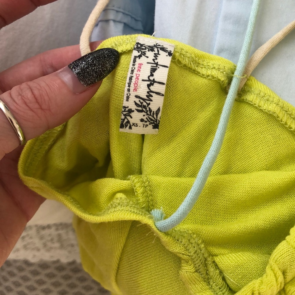 Free People Neon Ride Along Coverup XS - Picture 4 of 6